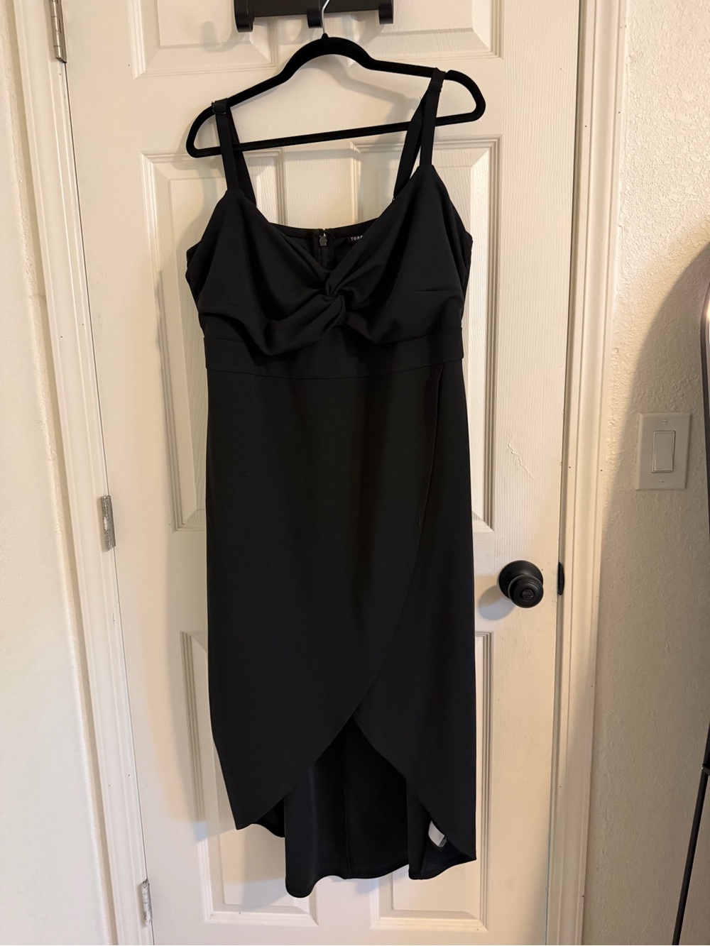 torrid Black Knot-Front High-Low Dress